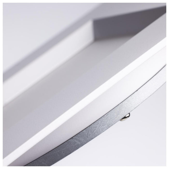 SATCO/NUVO 12W LED Direct Wire Downlight Slimfit Smooth Baffle 6 Inch CCT Selectable Square Remote Driver White Finish (S11873R1)