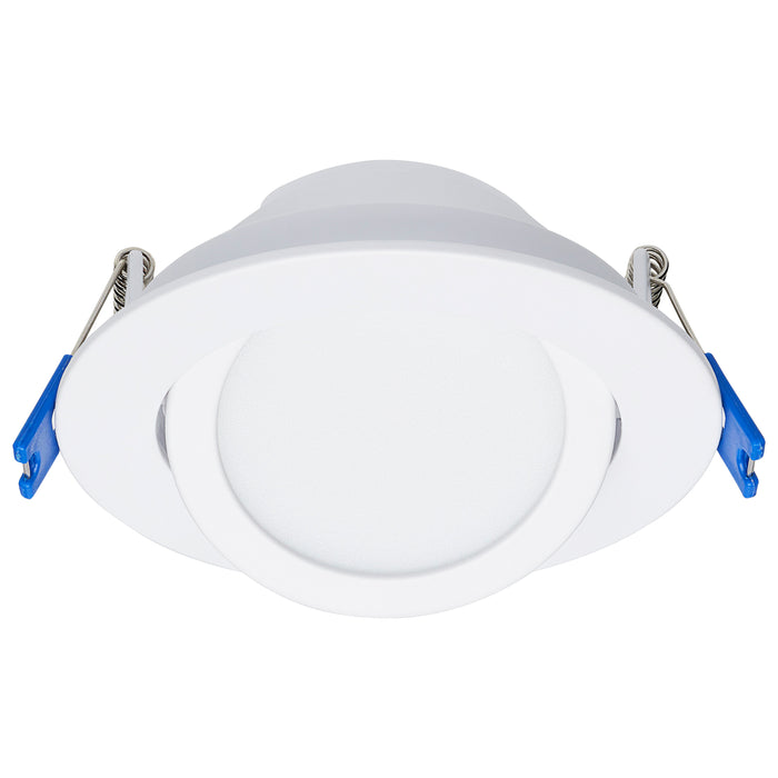SATCO/NUVO 11W 4 Inch Directional Low-Profile Downlight CCT Selectable 120V White Finish (S11878)