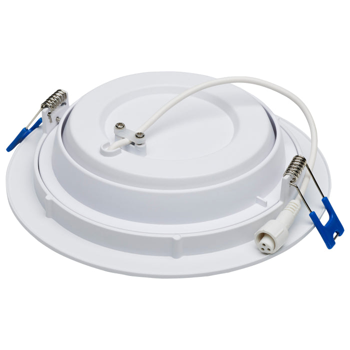 SATCO/NUVO 14W 6 Inch Directional Low-Profile Downlight CCT Selectable 120V White Finish (S11879)