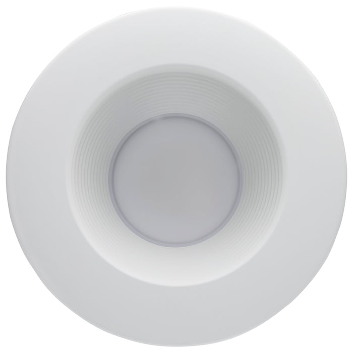 SATCO/NUVO Field Selectable LED Downlight Retrofit Deep Baffle 8W/10.5W/13.5W 2700K/3000K/3500K/4000K/5000K 5-6 Inch Round White Finish 120V (S11883)