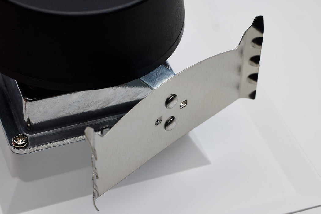 SATCO/NUVO Field Selectable LED Downlight Retrofit Deep Baffle 5.8W/7W/9.5W 2700K/3000K/3500K/4000K/5000K 4 Inch Square White Finish 120V (S11884)