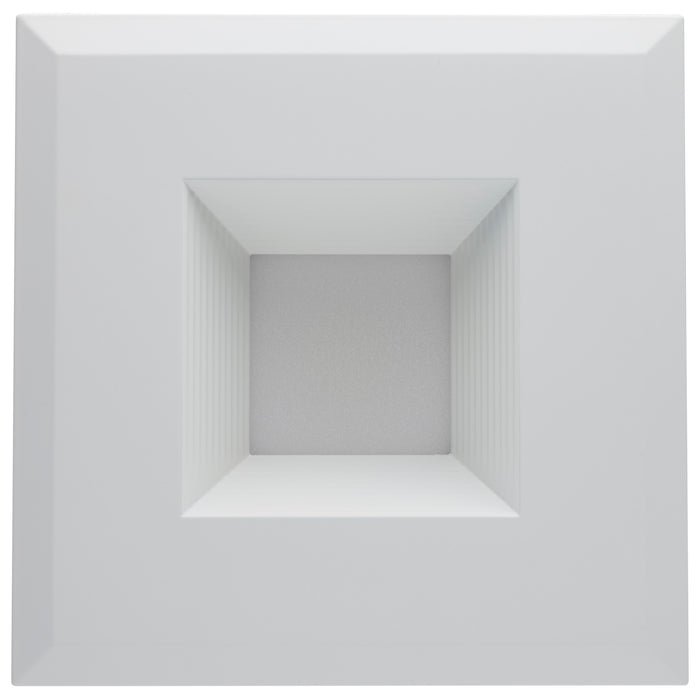 SATCO/NUVO Field Selectable LED Downlight Retrofit Deep Baffle 8W/10.5W/13.5W 2700K/3000K/3500K/4000K/5000K 5-6 Inch Square White Finish 120V (S11885)