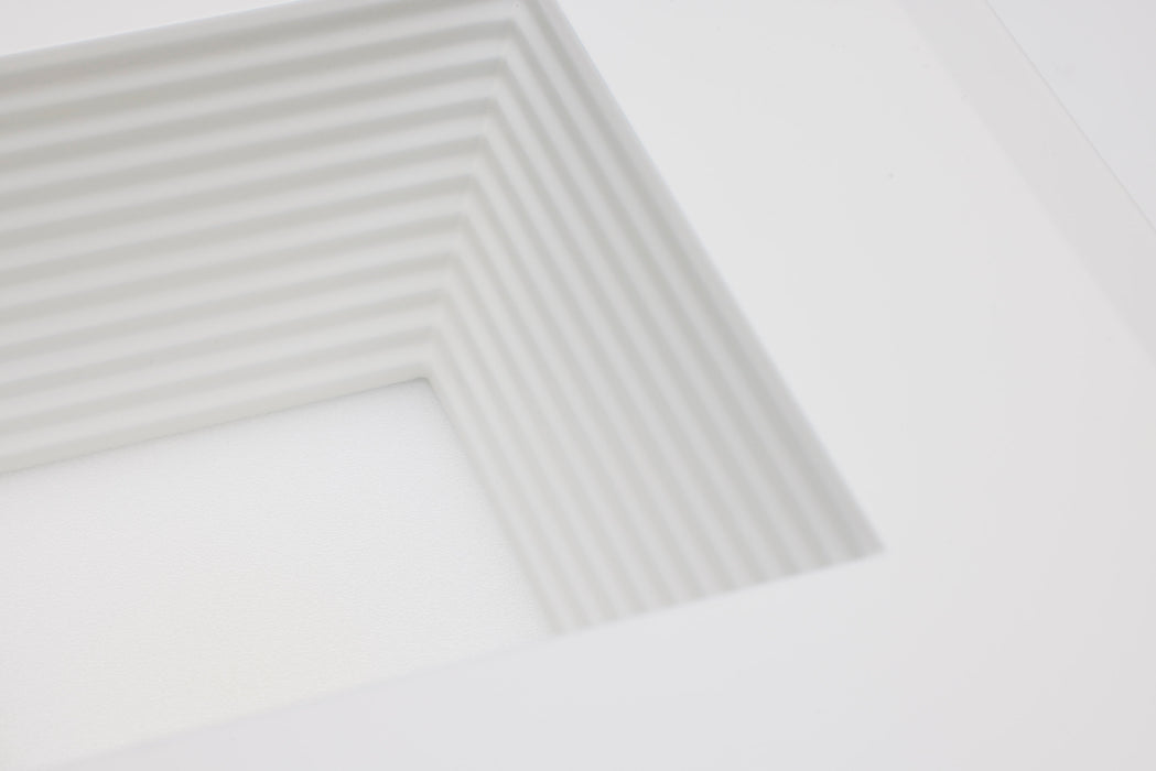 SATCO/NUVO Field Selectable LED Downlight Retrofit Deep Baffle 8W/10.5W/13.5W 2700K/3000K/3500K/4000K/5000K 5-6 Inch Square White Finish 120V (S11885)