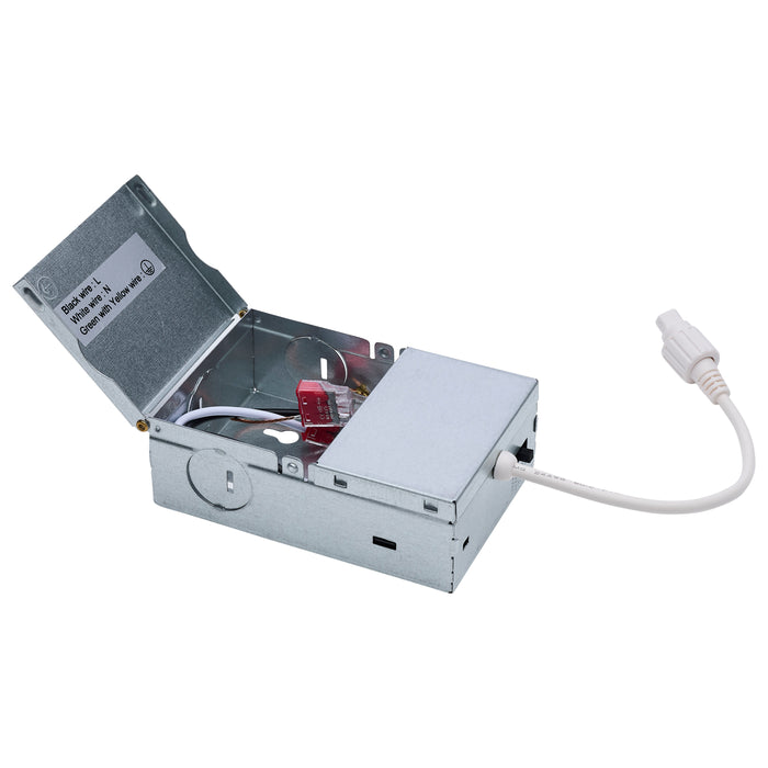 SATCO/NUVO 9W LED Direct Wire Downlight With Night Light 4 Inch Remote Driver CCT Selectable Dimmable Round White Finish (S11886)