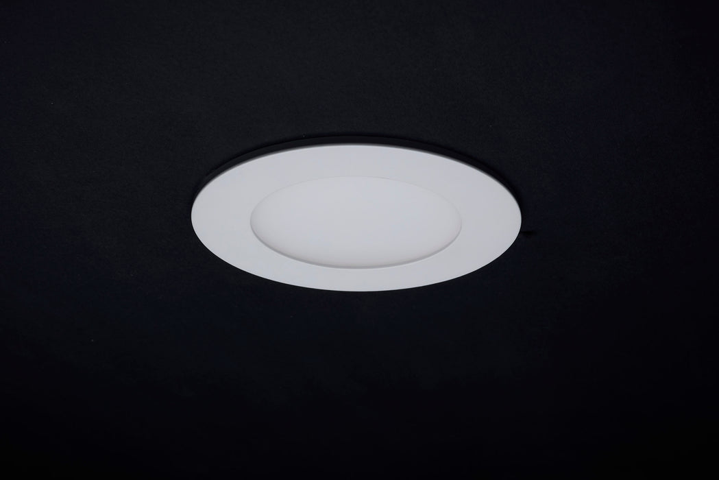 SATCO/NUVO 9W LED Direct Wire Downlight With Night Light 4 Inch Remote Driver CCT Selectable Dimmable Round White Finish (S11886)