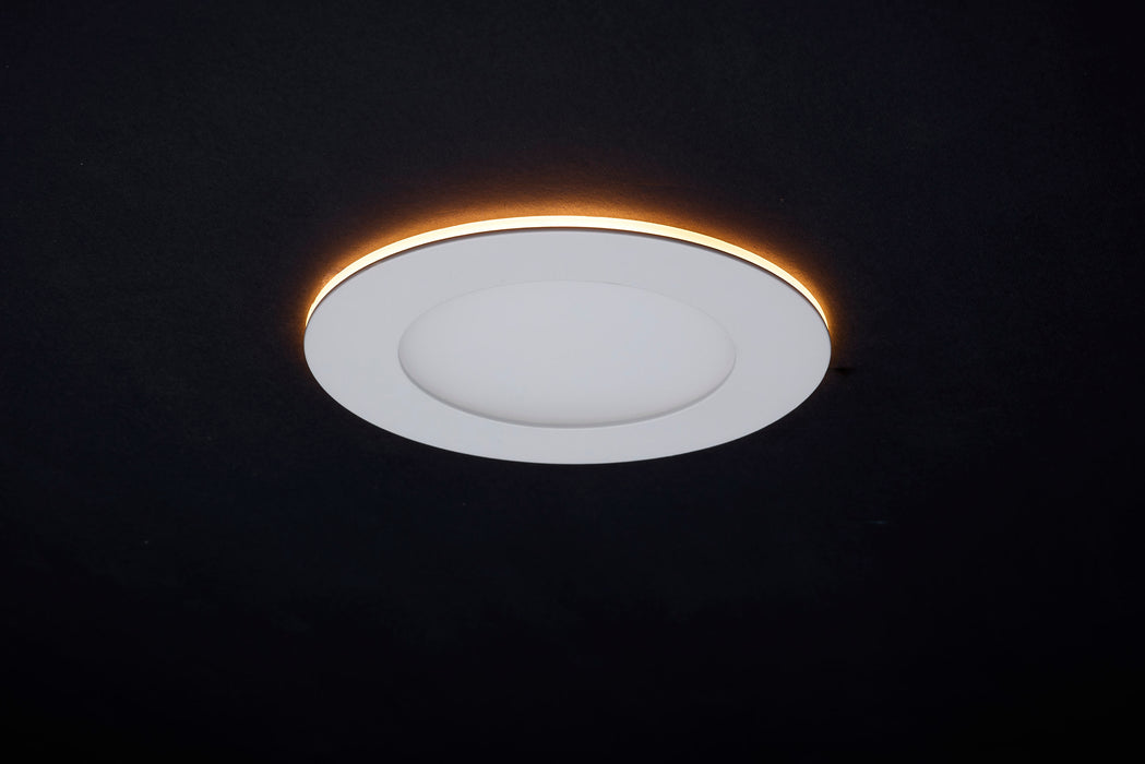 SATCO/NUVO 9W LED Direct Wire Downlight With Night Light 4 Inch Remote Driver CCT Selectable Dimmable Round White Finish (S11886)