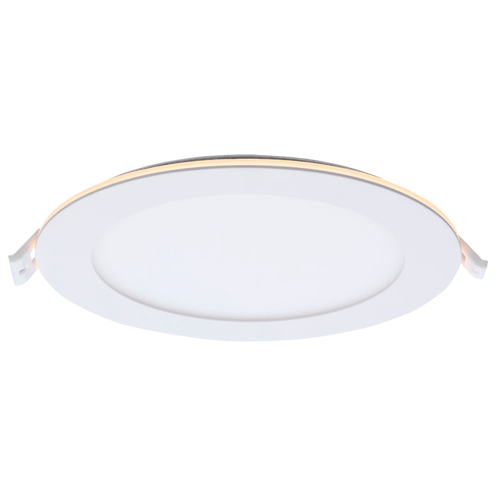 SATCO/NUVO 12W LED Direct Wire Downlight With Night Light 6 Inch Remote Driver CCT Selectable Dimmable Round White Finish (S11887)