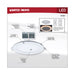 SATCO/NUVO 12W LED Direct Wire Downlight With Night Light 6 Inch Remote Driver CCT Selectable Dimmable Round White Finish (S11887)