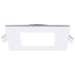 SATCO/NUVO 9W LED Direct Wire Downlight With Night Light 4 Inch Remote Driver CCT Selectable Dimmable Square White Finish (S11888)