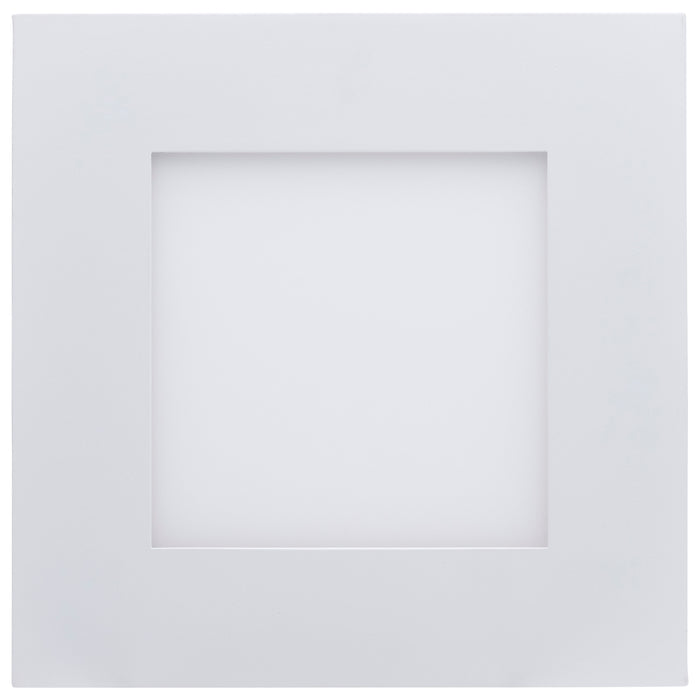 SATCO/NUVO 12W LED Direct Wire Downlight With Night Light 6 Inch Remote Driver CCT Selectable Dimmable Square White Finish (S11889)