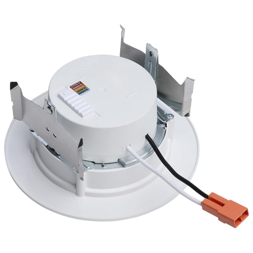 SATCO/NUVO 8W 4 Inch LED Downlight Retrofit CCT Selectable 2700K/3000K/3500K/4000K/5000K Selectable Flat Wafer Round Matte White Finish (S11890)