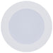 SATCO/NUVO LED Downlight Retrofit Wattage/CCT Selectable 6.5W/8W/9.3W 2700K/3000K/3500K/4000K/5000K 4 Inch Flat Wafer Round Matte White Finish (S11894)
