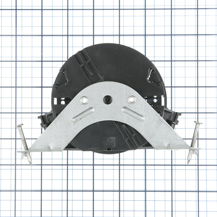 Pass And Seymour Plastic Box 4 Round Ceiling Bracket Captive Nail Black (S120JGAC)