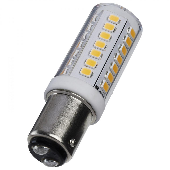 SATCO/NUVO 5W Mini LED Bayonet Double Contact BA15d Base 3000K Clear Finish 120V (S12136)