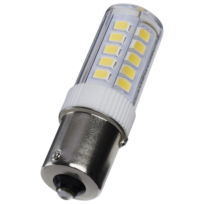 SATCO/NUVO 4.5W Mini LED Bayonet Single Contact BA15s Base 5000K Clear Finish 120V (S12139)