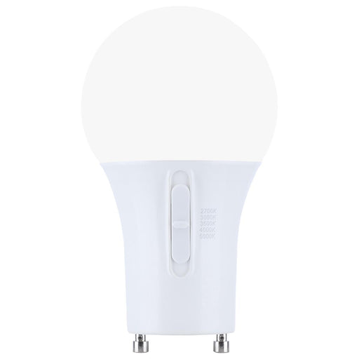 SATCO/NUVO 9.5W LED A19 CCT Selectable 2700K/3000K/3500K/4000K/5000K GU24 Base 120V (S12144)