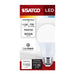 SATCO/NUVO 11.5W LED A19 CCT Selectable 2700K/3000K/3500K/4000K/5000K Medium E26 Base 120V (S12145)