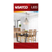 SATCO/NUVO 11.5W LED A19 CCT Selectable 2700K/3000K/3500K/4000K/5000K Medium E26 Base 120V (S12145)