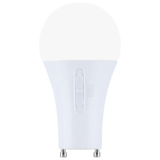 SATCO/NUVO 15.5W LED A19 CCT Selectable 2700K/3000K/3500K/4000K/5000K GU24 Base 120V (S12148)