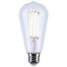 SATCO/NUVO 8W LED ST19 3000K-2000K Warm Dimming Medium E26 Base 120V 90 CRI Clear Finish (S12154)