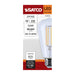 SATCO/NUVO 8W LED ST19 3000K-2000K Warm Dimming Medium E26 Base 120V 90 CRI Clear Finish (S12154)