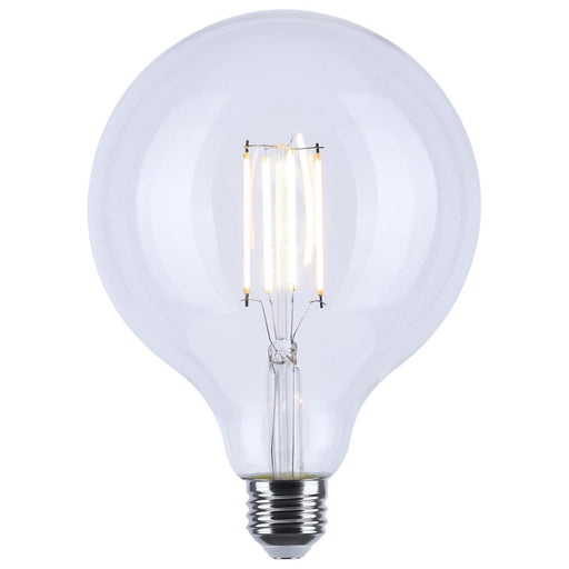 SATCO/NUVO 8W LED G40 3000K-2000K Warm Dimming Medium E26 Base 120V 90 CRI Clear Finish (S12155)