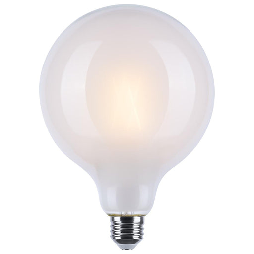 SATCO/NUVO 8W LED G40 3000K-2000K Warm Dimming Medium E26 Base 120V 90 CRI White Finish (S12156)