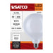 SATCO/NUVO 8W LED G40 3000K-2000K Warm Dimming Medium E26 Base 120V 90 CRI White Finish (S12156)