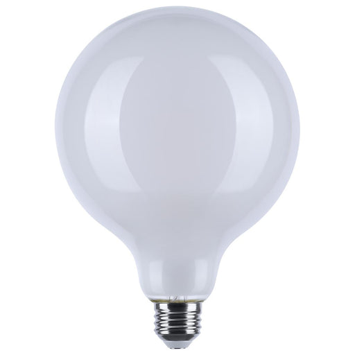 SATCO/NUVO 8W LED G40 3000K-2000K Warm Dimming Medium E26 Base 120V 90 CRI White Finish (S12156)