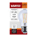 SATCO/NUVO 4.5W LED A15 3000K-2000K Warm Dimming Medium E26 Base 120V 90 CRI Clear Finish (S12163)