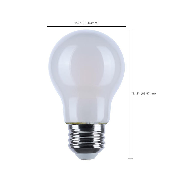 SATCO/NUVO 4.5W LED A15 3000K-2000K Warm Dimming Medium E26 Base 120V 90 CRI Frost Finish (S12164)