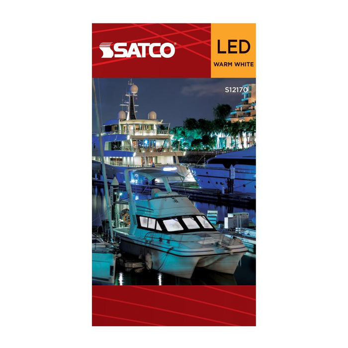 SATCO/NUVO 9.1W A19 LED 2700K CCT Medium Base White Finish 12V-24Vac 12V-34Vdc (S12170)