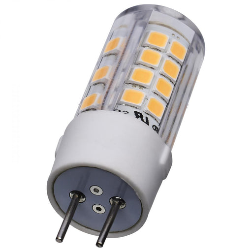 SATCO/NUVO 4.5W T6 LED Clear Finish GY6.35 Base 3000K 120V (S12322)