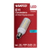 SATCO/NUVO 5W T6 LED Clear Finish E11 Base 5000K 120V (S12335)