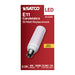 SATCO/NUVO 6.5W T6 LED Frost Finish E11 Base 3000K 120V (S12340)