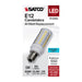 SATCO/NUVO 5W T6 LED Clear Finish E12 Base 5000K 120V (S12343)