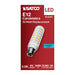 SATCO/NUVO 6.5W T6 LED Clear Finish E12 Base 5000K 120V (S12347)
