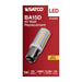 SATCO/NUVO 5W T6 LED Clear Finish DC Base 3000K 120V (S12350)
