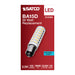 SATCO/NUVO 6.5W T6 LED Clear Finish DC Base 5000K 120V (S12355)