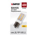SATCO/NUVO 4.5W T6 LED Clear Finish BA15s Base 3000K 12V (S12358)
