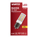 SATCO/NUVO 4.5W T6 LED Clear Finish BA15s Base 3000K 12V (S12358)