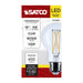 SATCO/NUVO 5W A19 LED Medium E26 Base Clear 3500K 120V (S12468)