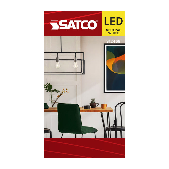 SATCO/NUVO 5W A19 LED Medium E26 Base Clear 3500K 120V (S12468)