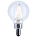 SATCO/NUVO 3W G16.5 LED Candelabra E12 Base Clear 3000K 120V (S12471)