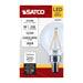 SATCO/NUVO 3W G16.5 LED Candelabra E12 Base Clear 3000K 120V (S12471)