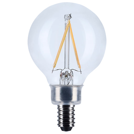 SATCO/NUVO 3W G16.5 LED Candelabra E12 Base Clear 3000K 120V (S12471)