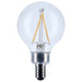 SATCO/NUVO 3W G16.5 LED Candelabra E12 Base Clear 3000K 120V (S12471)