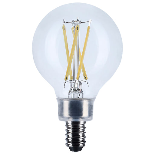 SATCO/NUVO 4W G16.5 LED Candelabra E12 Base Clear 3500K 120V (S12472)