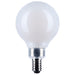SATCO/NUVO 4.5W G16.5 LED Candelabra E12 Base White Finish 3000K 120V (S12474)