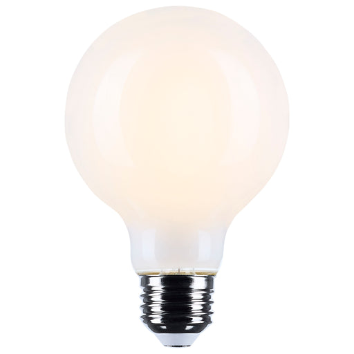 SATCO/NUVO 6W G25 LED Medium E26 Base White Finish 3500K 120V (S12483)